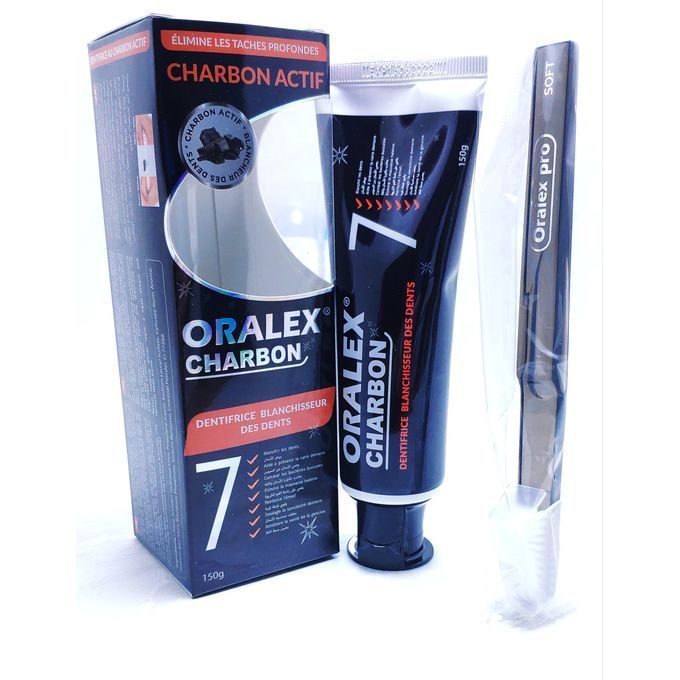 ORALEX - Dentifrice au charbon 150g 