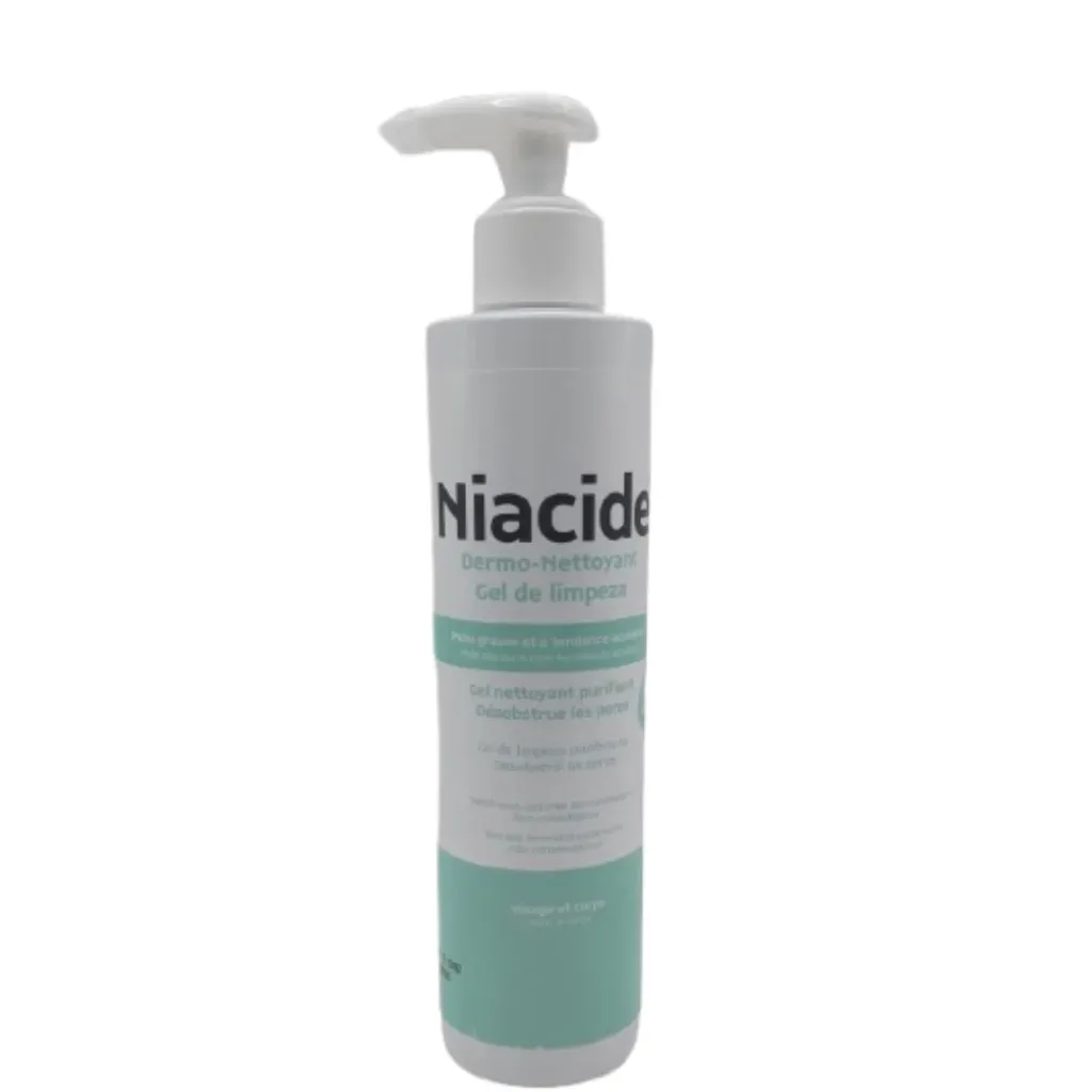 Niacide Dermo-Nettoyant Gel de Limpeza 200 ml