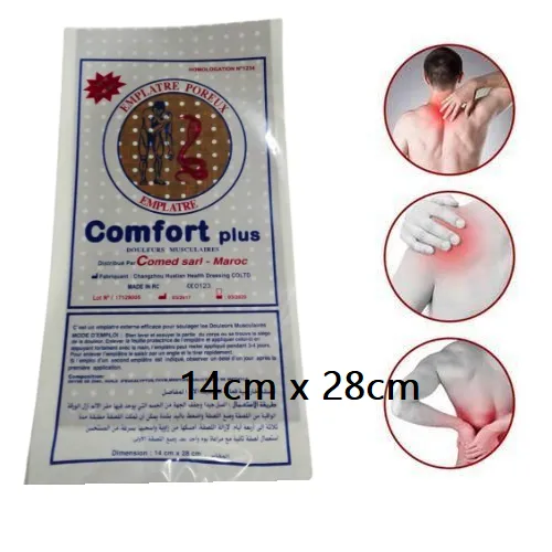 Comfort plus - Emplâtre anti douleurs musculaires (14cm x 28cm)