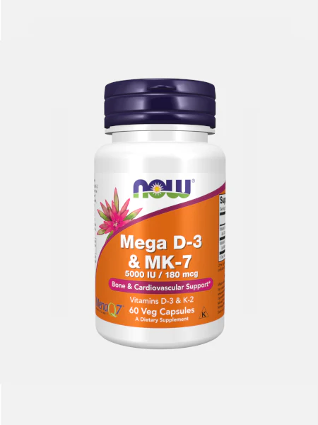NOW - Mega D3 & MK-7 / 60 Capsules