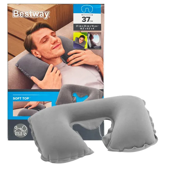 Bestway - Oreiller de voyage floque