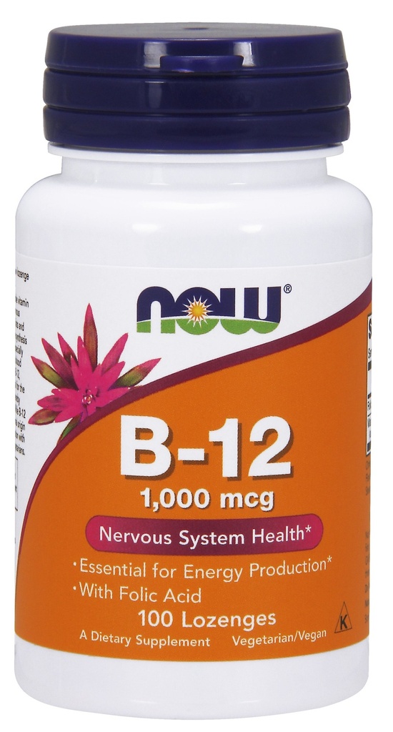 NOW - Vitamin B-12, 1000 mcg 100 Capsules