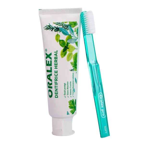 ORALEX - Dentifrice Herbal  blancheur 150g
