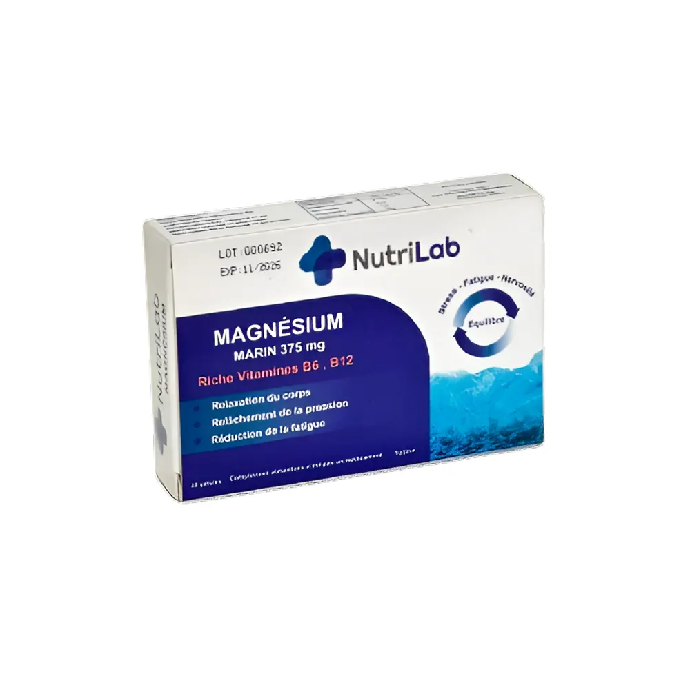 NutriLab - Magnésium 30 gélules