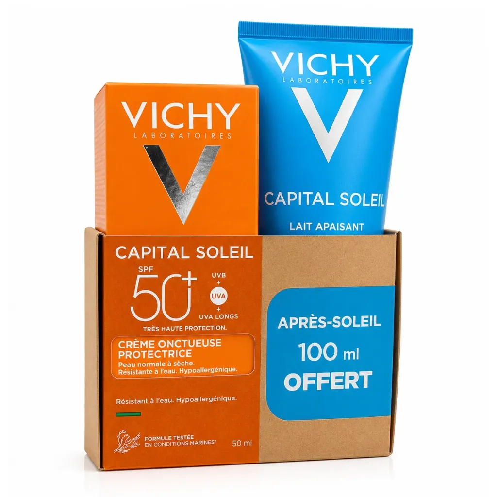 VICHY - Crème Onctueuse Peau sèche invisible 50ml