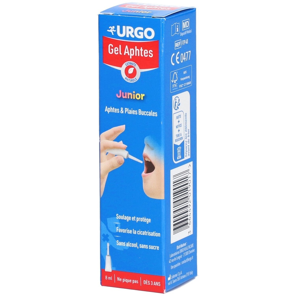 URGO - Gel aphtes junior 8ml