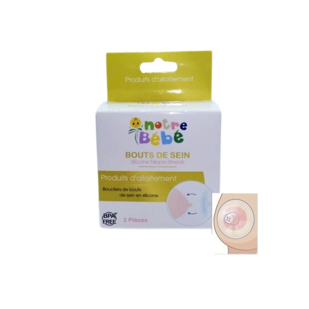 Notre Bébé - Bouts de sein 2Pcs 