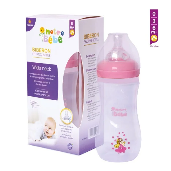 [NB311] Notre Bébé - Biberon 6m+ 330ml 
