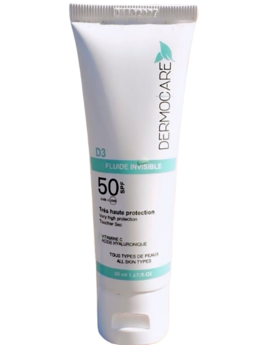 DERMOCARE - D3 Ecran Solaire Invisible 50ml