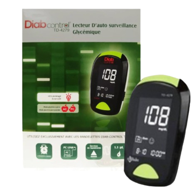Diab Control - Lecteur de Glycémie TD-4279