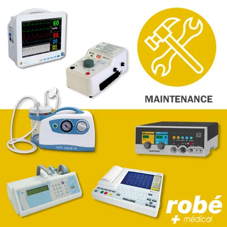 Réparation et maintenance de matériel médical et bio-médical
