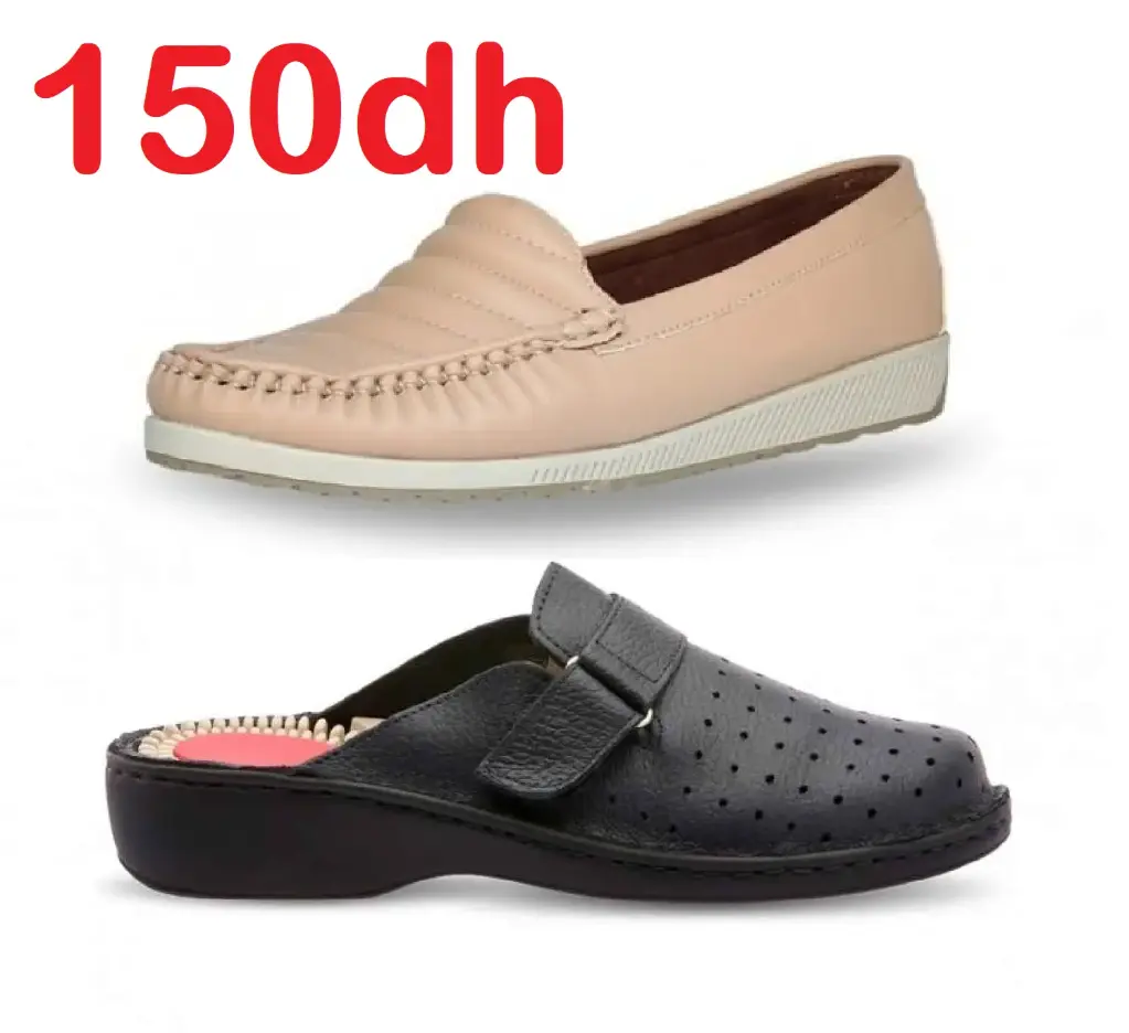 Sabot Mocassin - Medical (Lozam, Noir, 37)