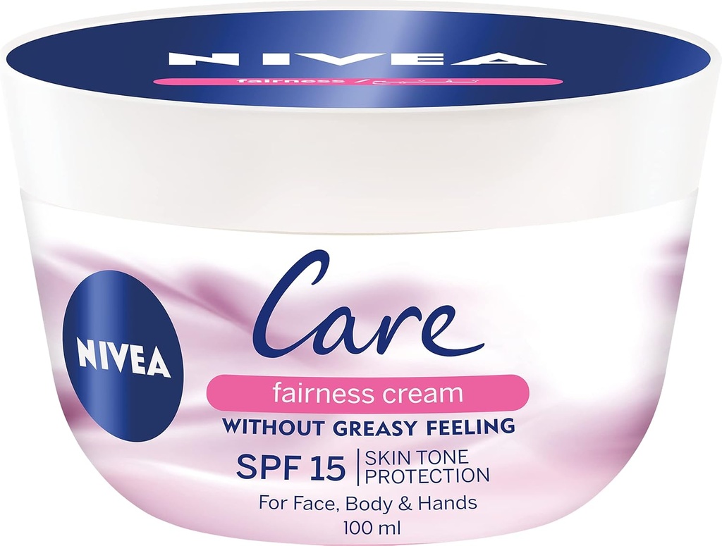 Nivea care - crème visage et corps Spf 15 - 100 ml 