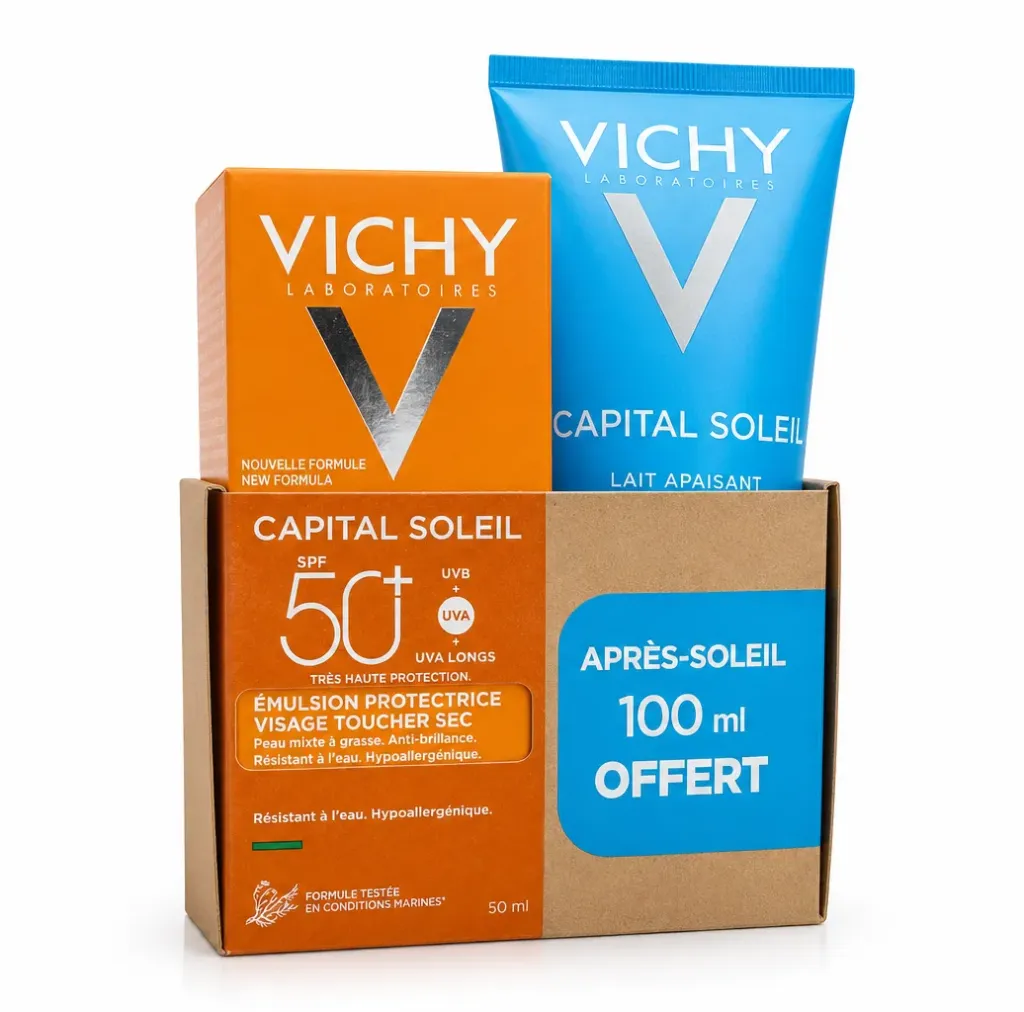 VICHY - Emulsion Toucher Sec invisible spf50+ 50ml