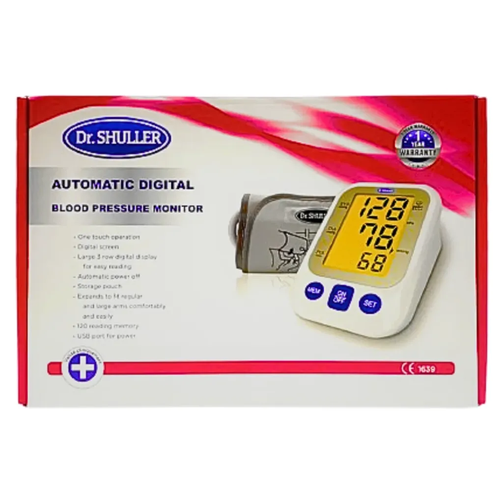 Dr shuller - automatic digital blood pressure monitor 