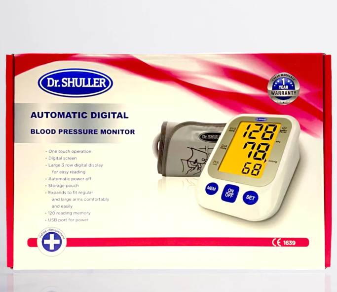 Dr shuller - automatic digital blood pressure monitor 