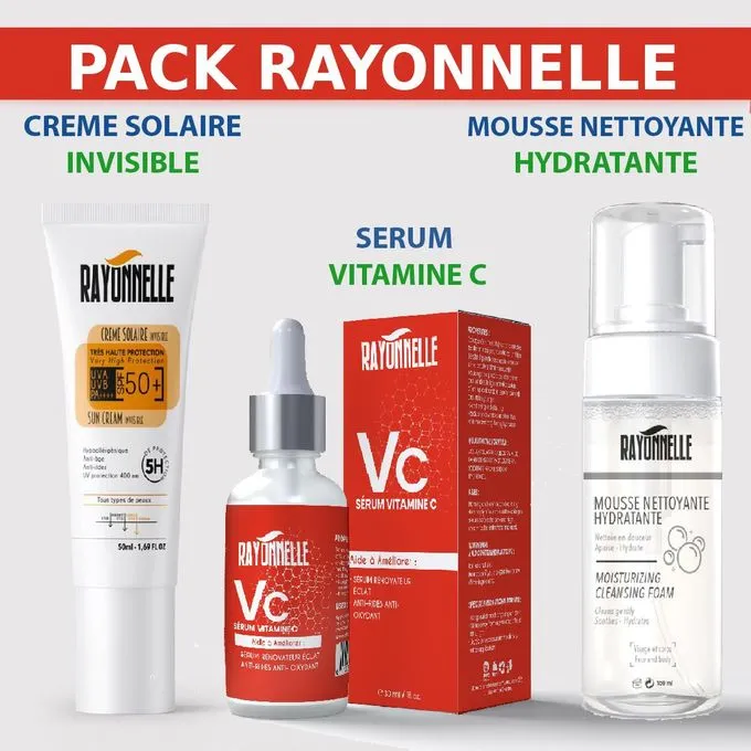 RAYONNELLE - Pack creme solaire anti tache spf50