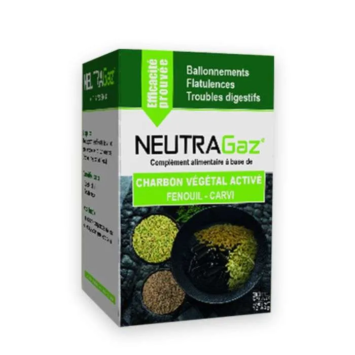 NEUTRAGaz - CHARBON VEGETAL ACTIVE 30 GELULES