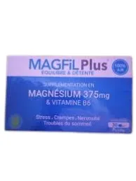 MAGFiL Plus - Magnésium 375 mg & Vitamine B6 30cp