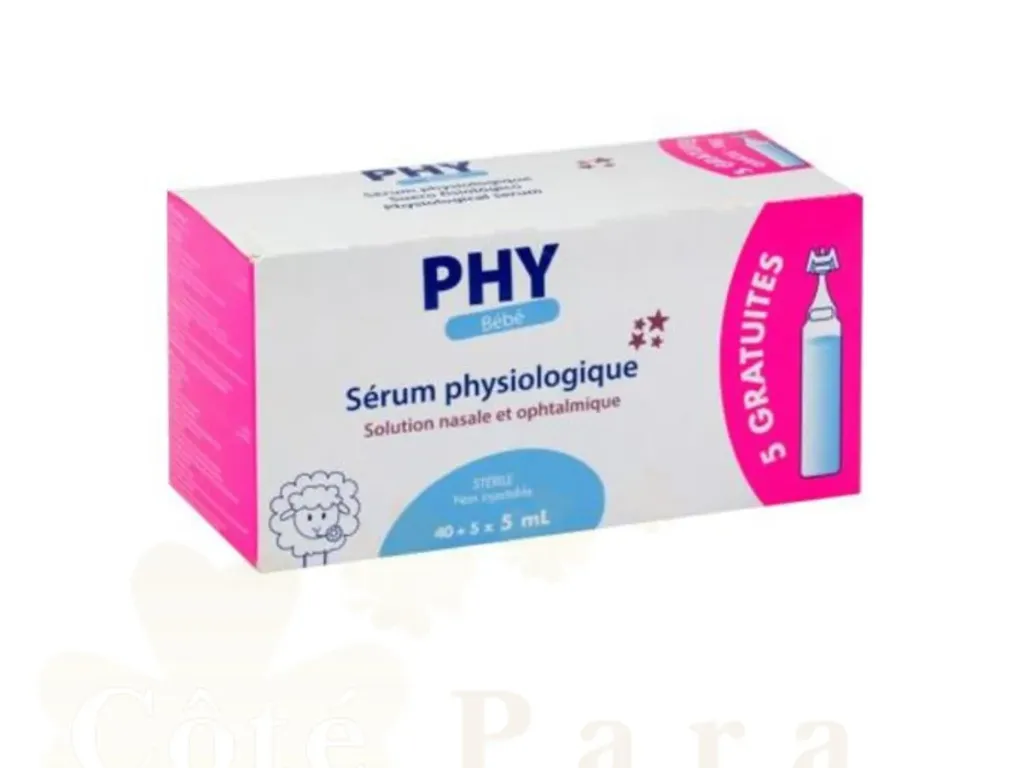 PHY bebe - Serum physiologique (5 x 5ml)