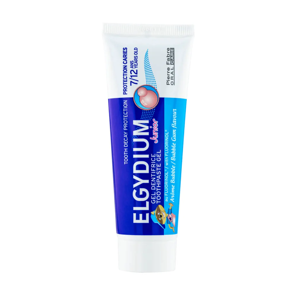 ELGYDIUM - Dentifrice Junior Bubble 7/12 ANS