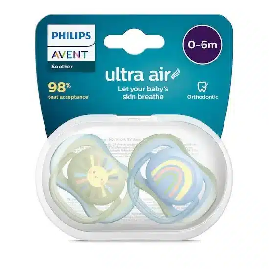 AVENT - Sucette +0M Ultra Air Soleil