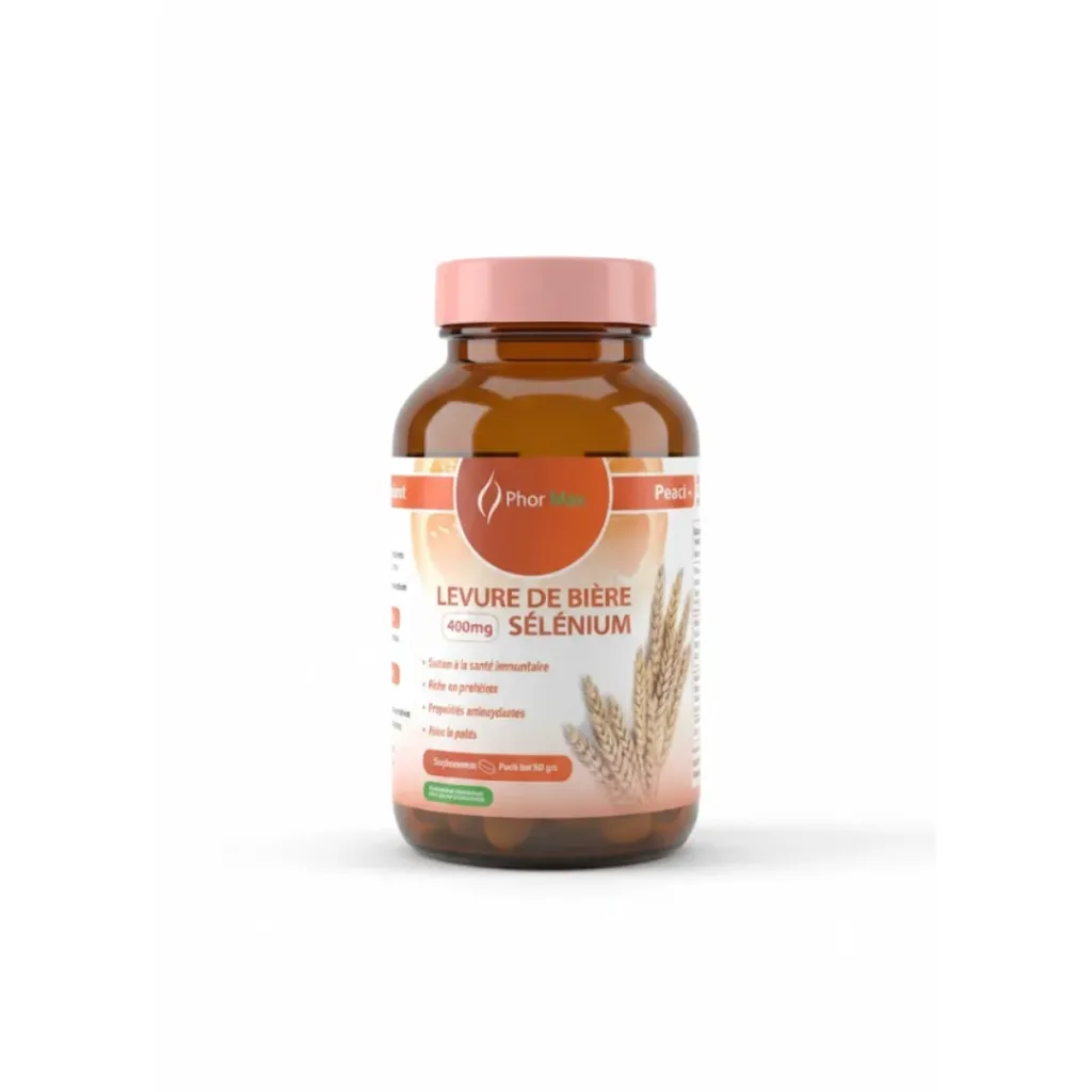 Phor Max - Levure de biere selenium 400 comprimes