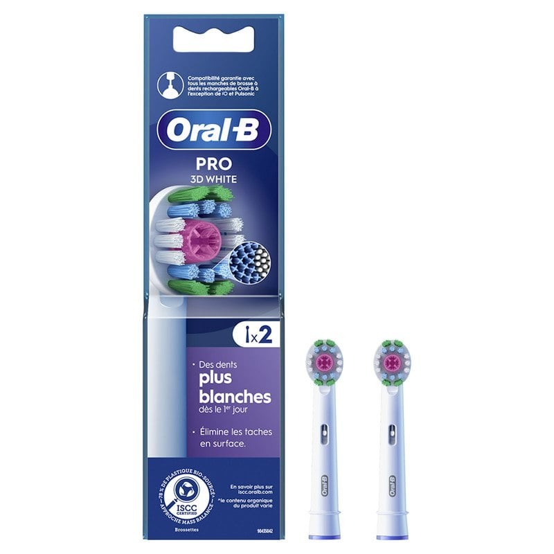 Oral-B - Brossette 3D White Clean