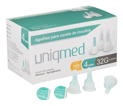 VERIFINE - Aiguilles pour stylo à insuline 4mm 100Pcs
