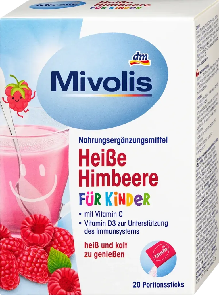 Mivolis - Heibe himbeere fur kinder 20 sachet