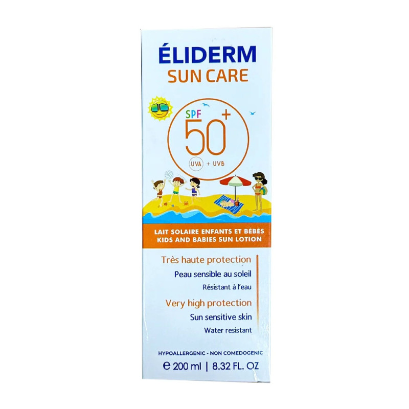 ELIDERM - Lait solaire pour enfant et bebes 200ml