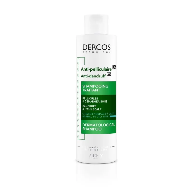 VICHY DERCOS  SHAMPOOING TRAITANT CHEVEUX NORMAUX A GRAS 200ML
