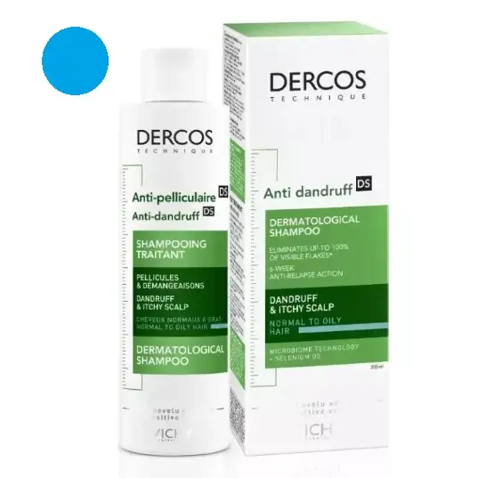 Dercos - Shampooing Anti-Pelliculaire Cheveux Gras 200ml (QC1)