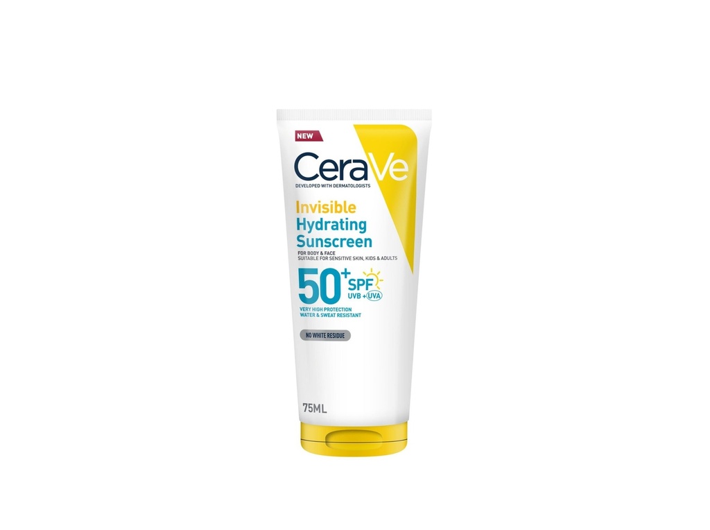 CeraVe Lait solaire invisible hydratant SPF50+ 75ML