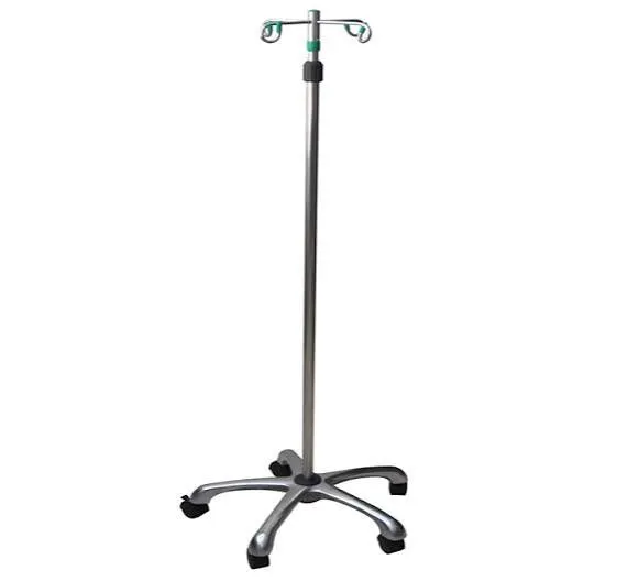 Potence a serum sur roulette metal chrome