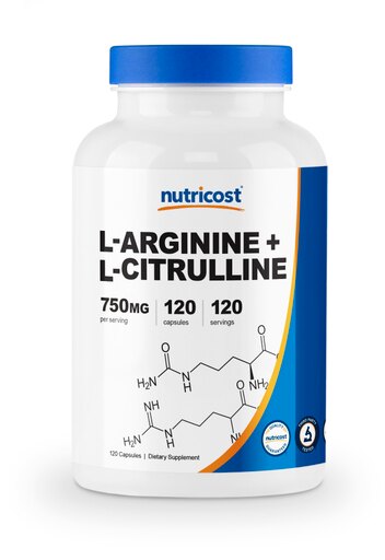 Nutricost - L-Arginine L-Citrulline 120 capsules