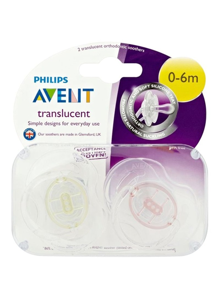 AVENT - Sucette orthodontique 0-6m