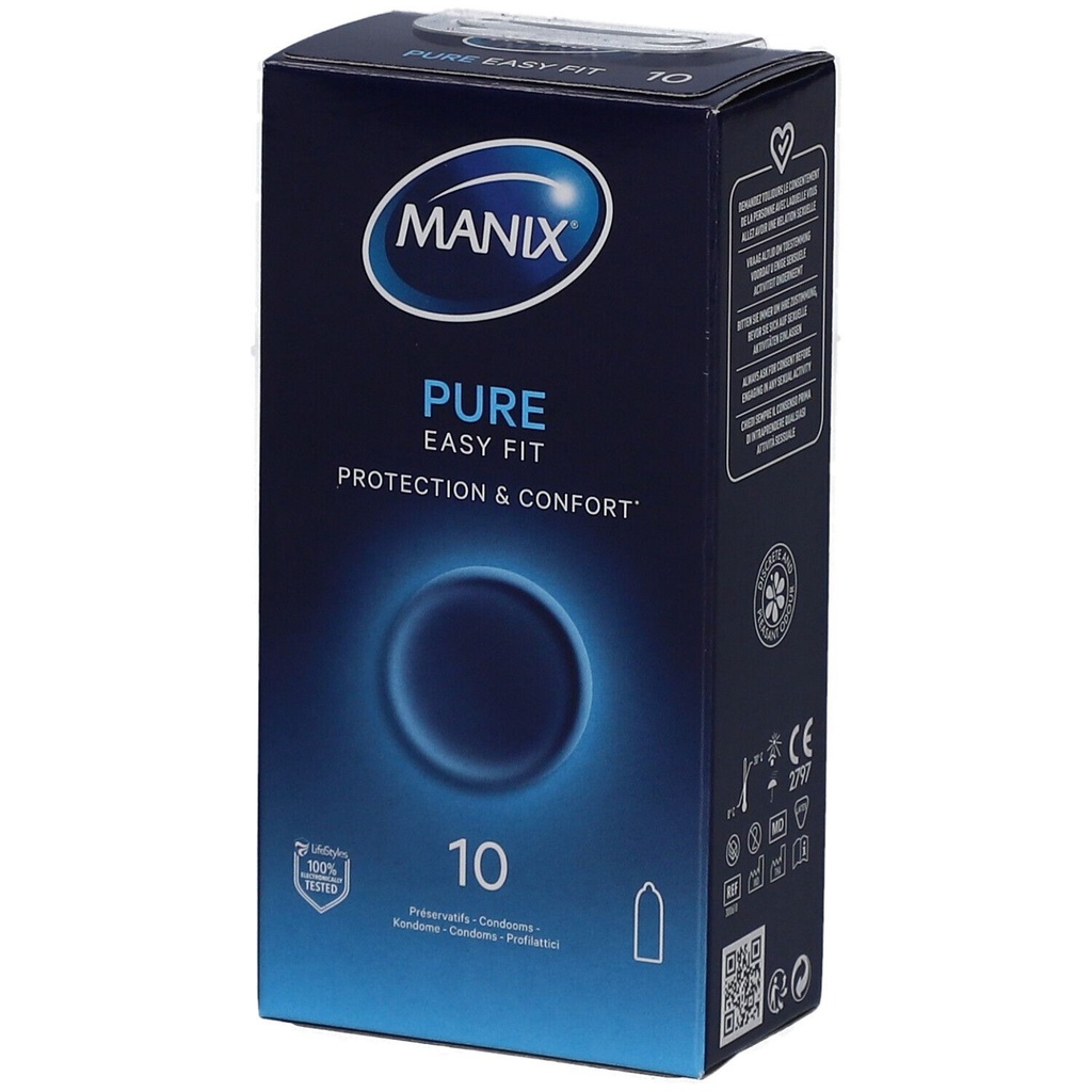 MANIX - Protection confort pure 10psc