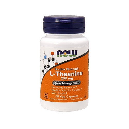 Now - L-Theanine, 200 Mg, 60 Vcaps