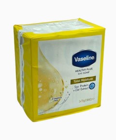VASELINE- Savon total moisture soy protéine 