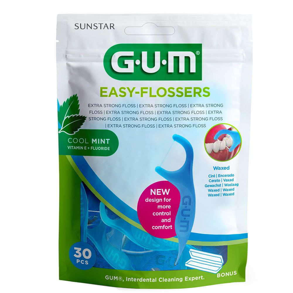 G.U.M - Easy Flossers Dental Floss Holder 30 Units