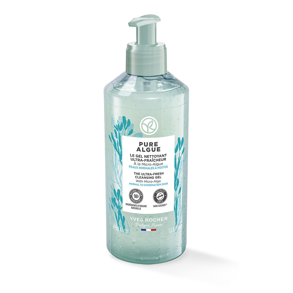YVES ROCHER - Gel nettoyant pure algue 390 ml 