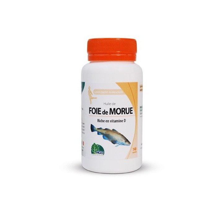 MGD - Huile de foie de morue 140 capsules