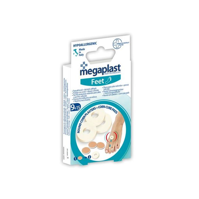 [AS112790] Megaplast - Feet Protège cors ronds 9+15pc