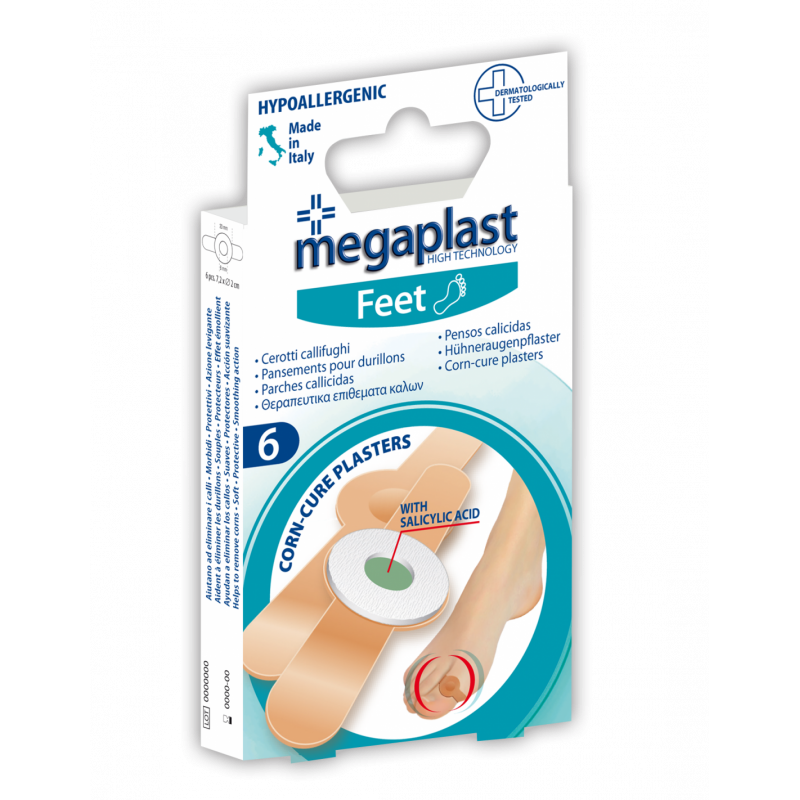Megaplast - Feet Pansements pour durillons 6pc 