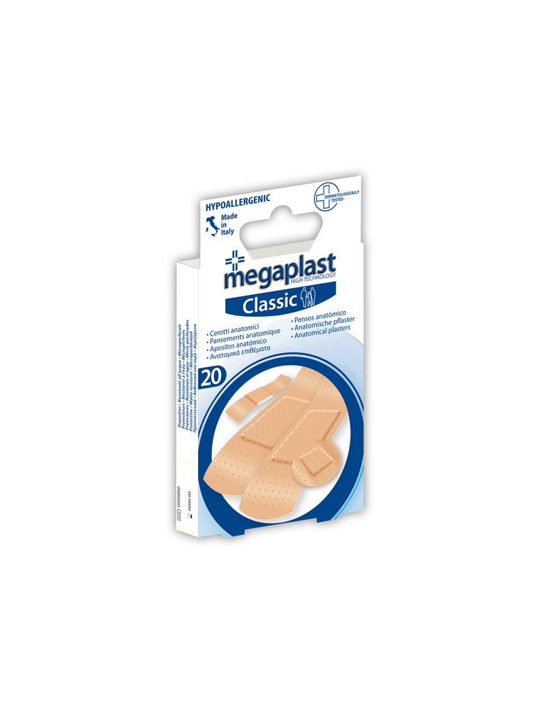 Megaplast - Classic Pansements anatomique 20pc