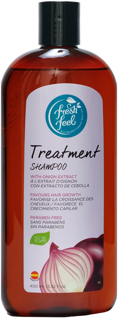Fresh feel - shamphoing a l'extrait d'oignion - 400ml  