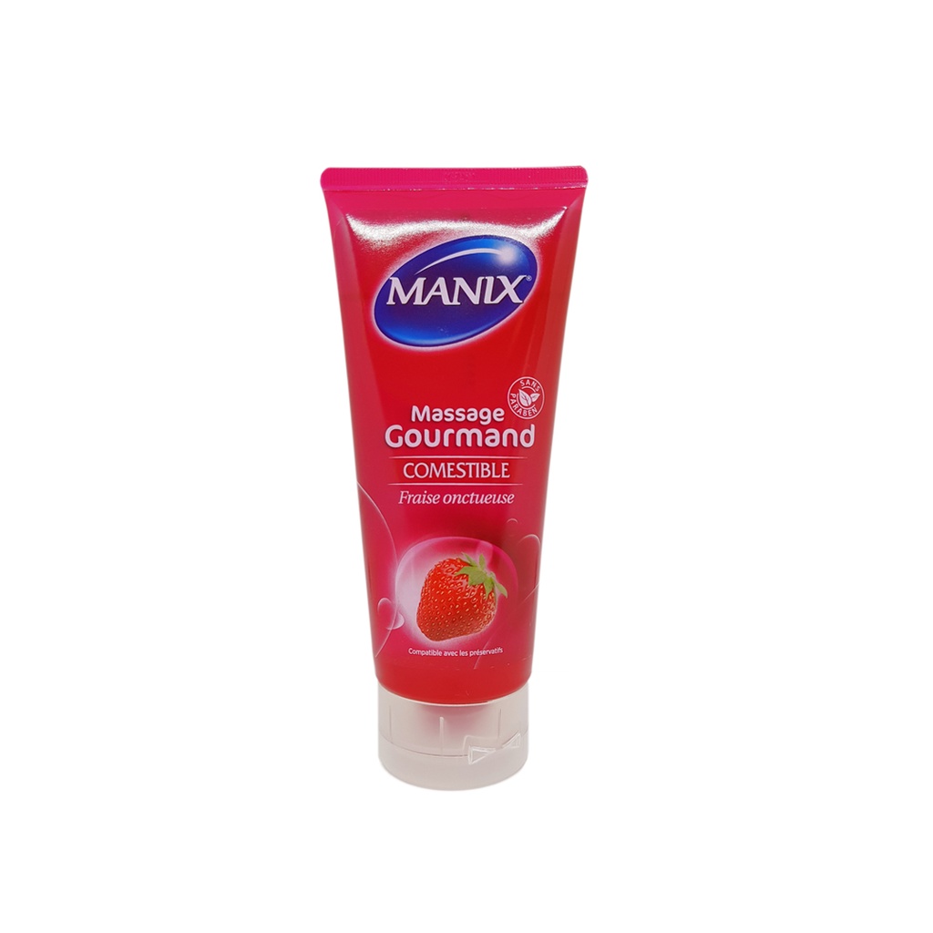 MANIX - Massage Gourmand Fraise 200ml
