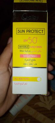Galby - SPF- creme solaire invisible 