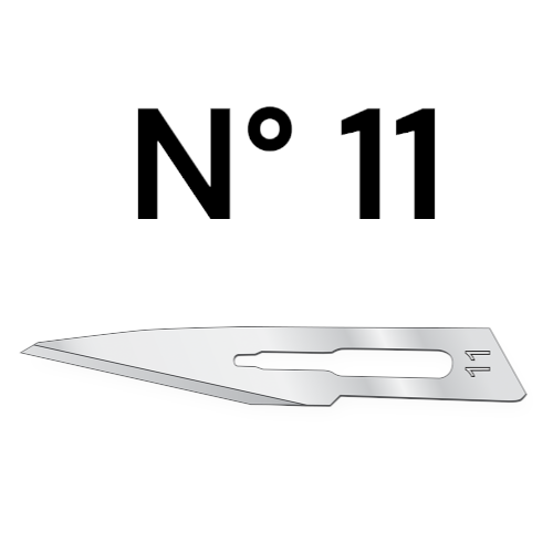 MediPlus - Lames de Bistouri 100Pcs N°11